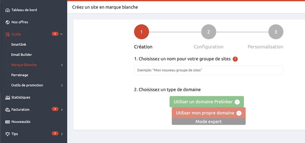 creer un site de rencontre en marque blanche sur Prelinker creer un site de rencontre en marque blanche sur Prelinker