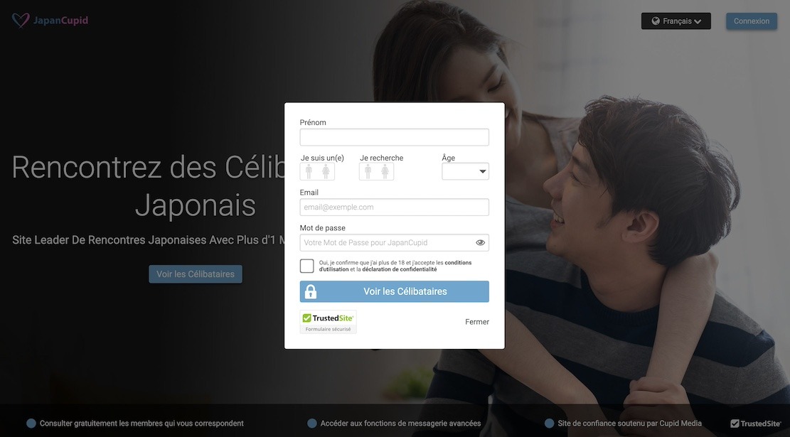 JAPANcupid inscription 