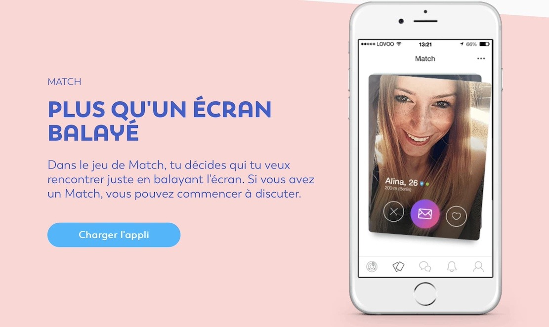 Test de l'application Lovoo - Interface de matching