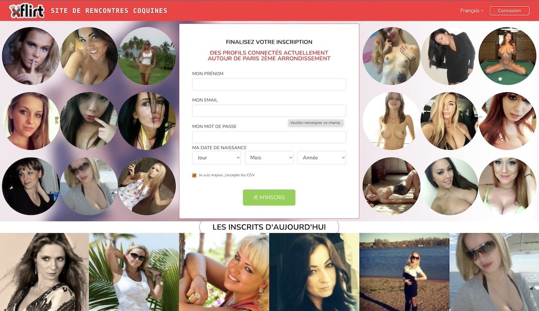 xflirt inscription