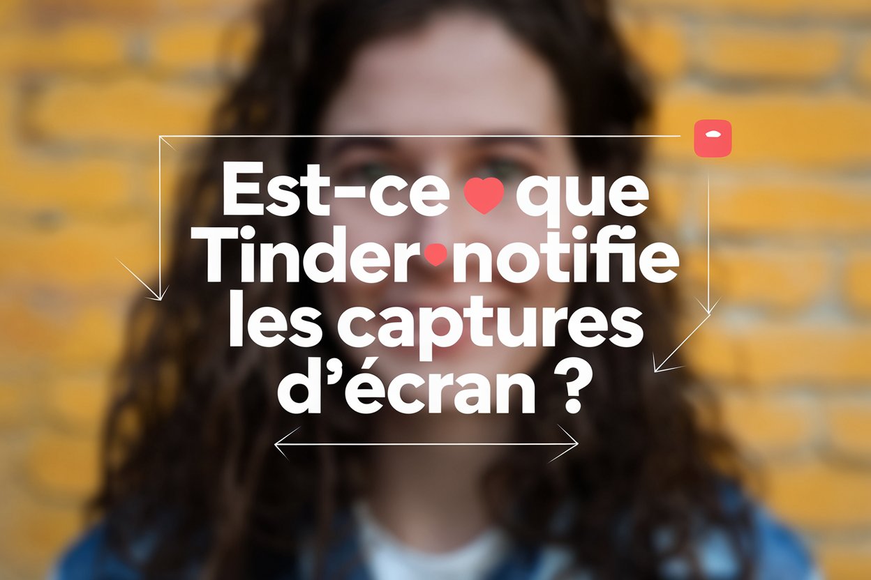 Est-ce que Tinder notifie les captures d'écran ?